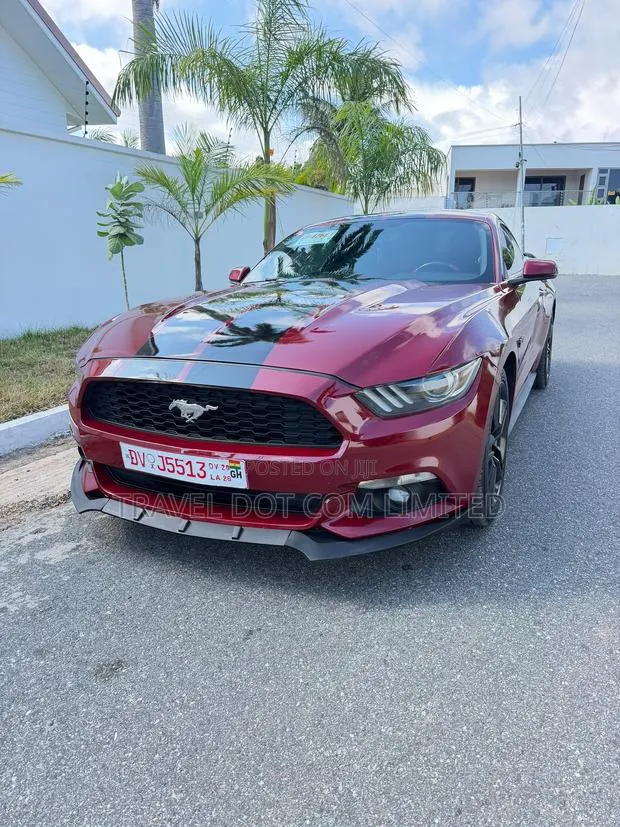 Ford Mustang EcoBoost Premium Fastback 2017 Burgundy · Photo 1