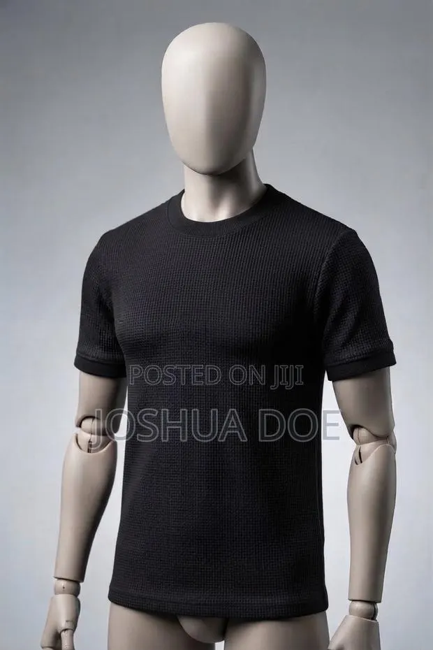 Waffle Round Neck Shirt · Photo 1