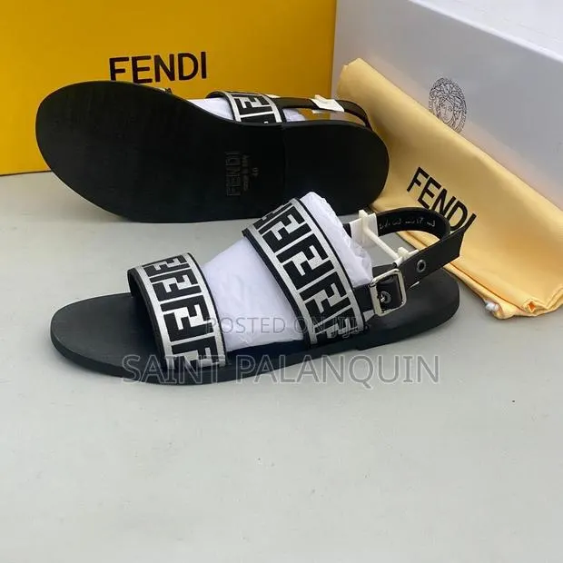 Black Fend Sandals · Photo 1