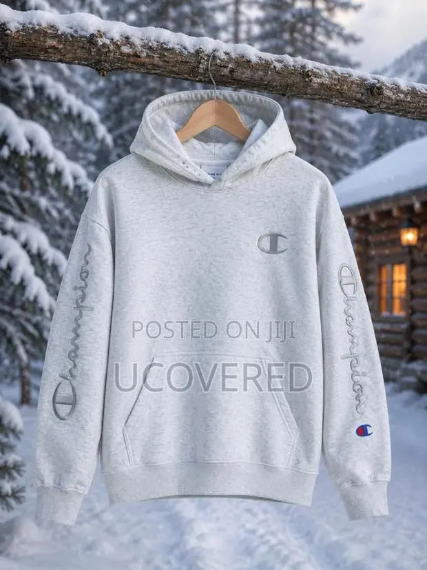 Branded Pullover Hoodie With Script Branding · Photo 1