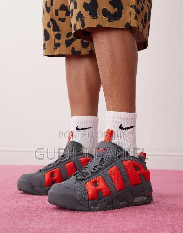 Nike Air More Uptempo Low X AMBUSH 'Dark Grey' · Photo 1