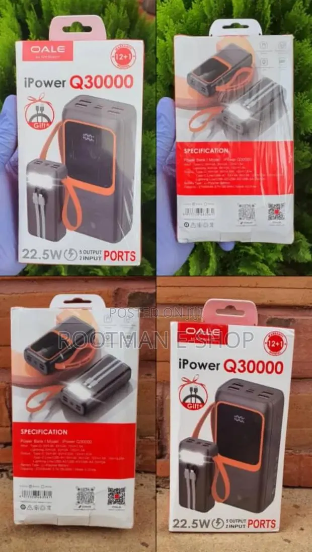 22.5 W Ipower 30,000mah ( Touch Light ), · Photo 1