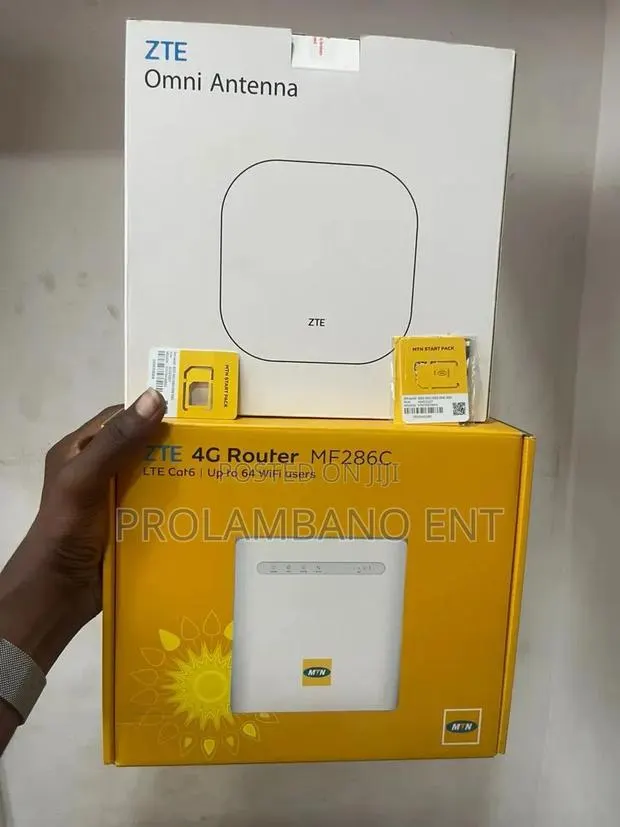 MTN Turbonet Internet Router and Antenna+ Sim Card · Photo 1