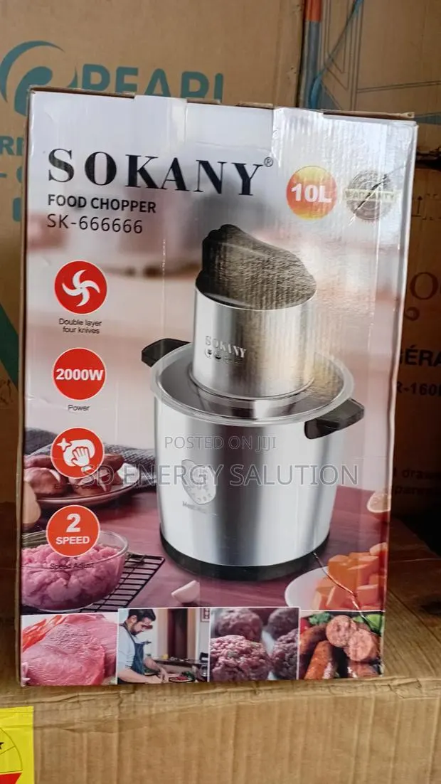 Sokany High-Speed Food Chopper – Perfect for Every Kitchen · Photo 1