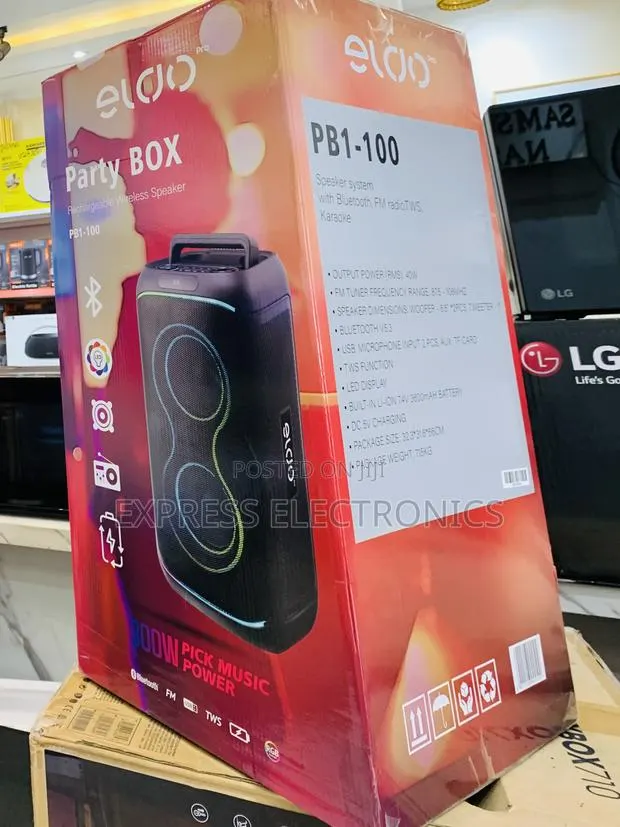 Best Buy for Less Eldo Pb1-100 Double 6,5"Bluetooth Speaker · Photo 1