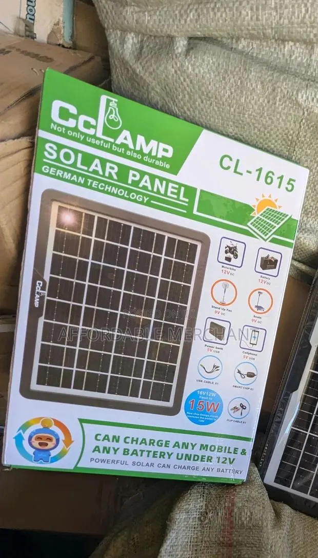 15watt Cclamp Solar Panel Charging System (Cl-1615) · Photo 1