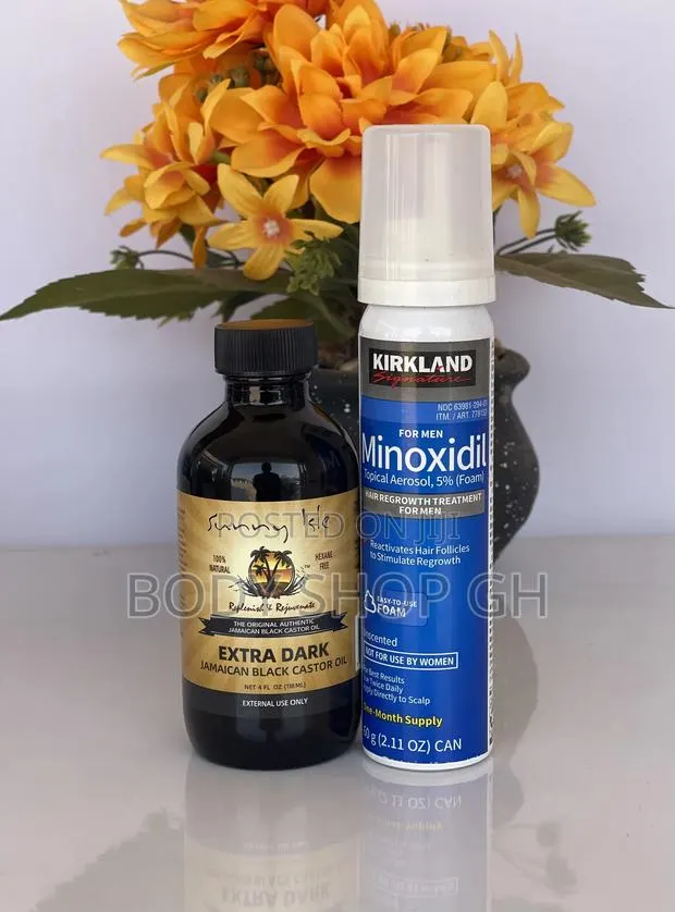 Kirkland Minoxidil Foam + Castor Oil for Beard and Hair Grow · Photo 1
