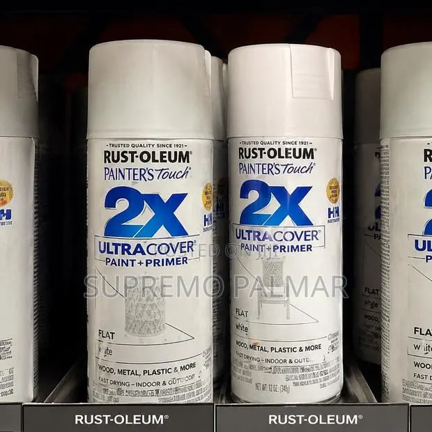 Rust-Oleum Matte/Gloss/Flat White Spray Paint · Photo 1