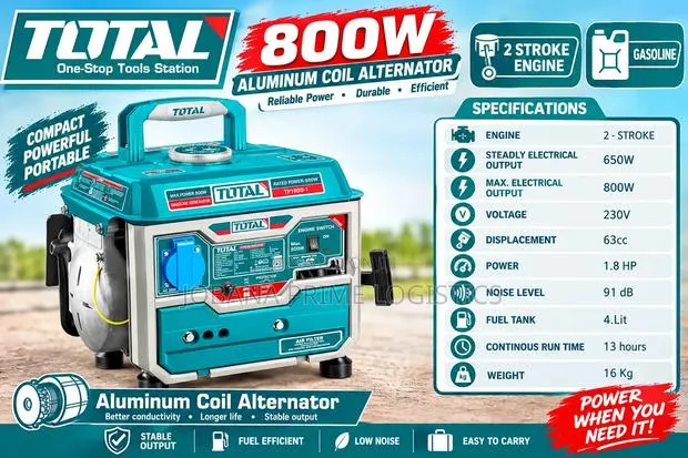Total 800w Gasoline Generator · Photo 1