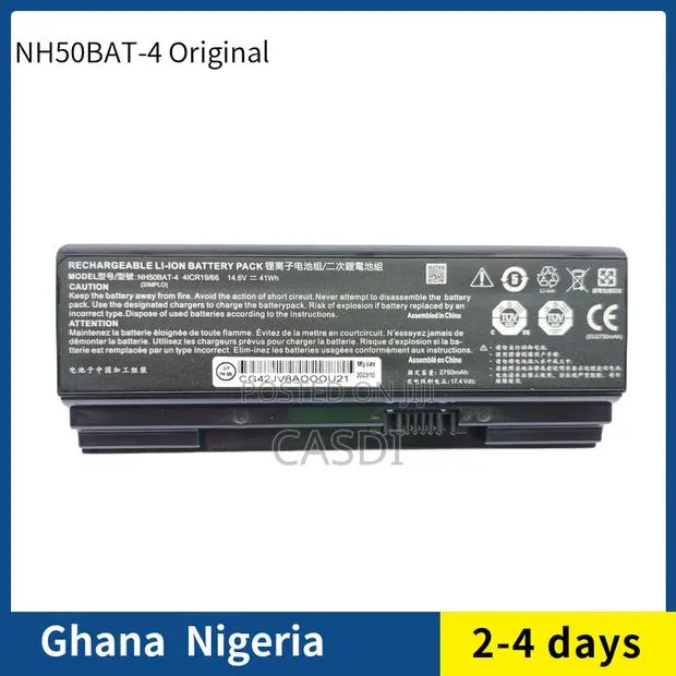 NH50BAT-4 Battery Suitable for Mechanic T58-v Vb Va Thor 911mt Me Mp · Photo 1