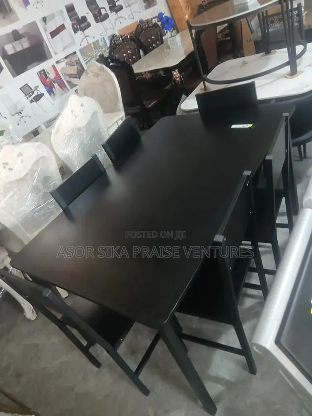 Wooden Dining Table and Chair · Photo 1