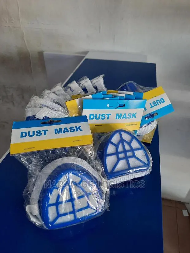 Safety Plastic Filter Dust Mask Blue · Photo 1