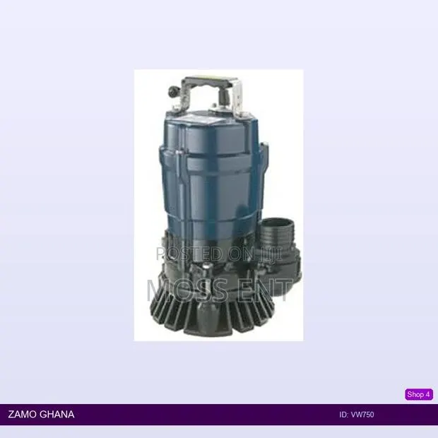 Sewage Pump 1.00 Hp Aluminium Cover - Vw750 · Photo 1