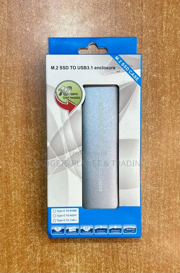 2 in 1 M.2 SSD External Enclosure for NGFF and Nvme · Photo 1