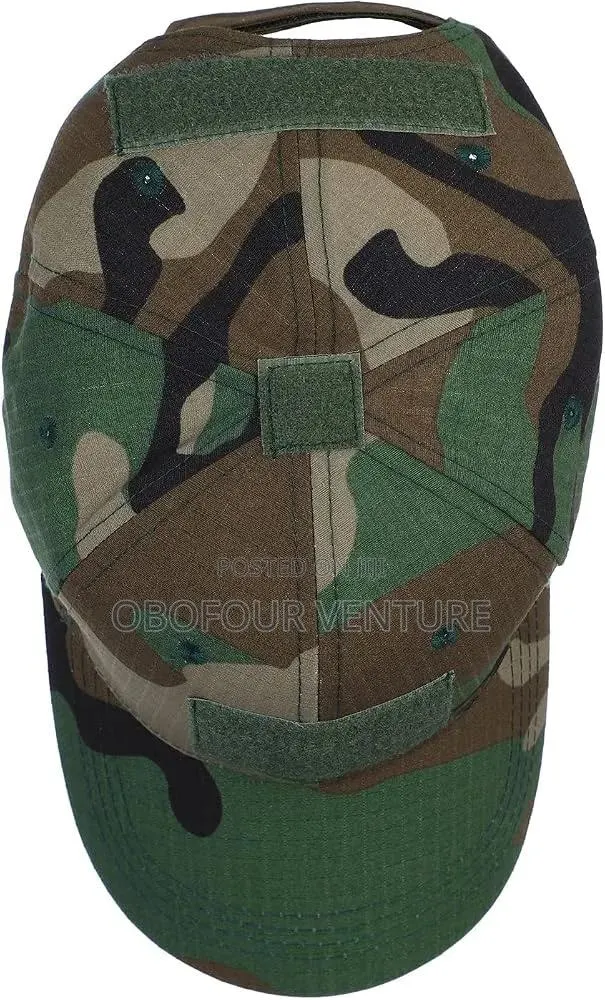 Tactical Camouflage Baseball Cap With Solid Material · Photo 1