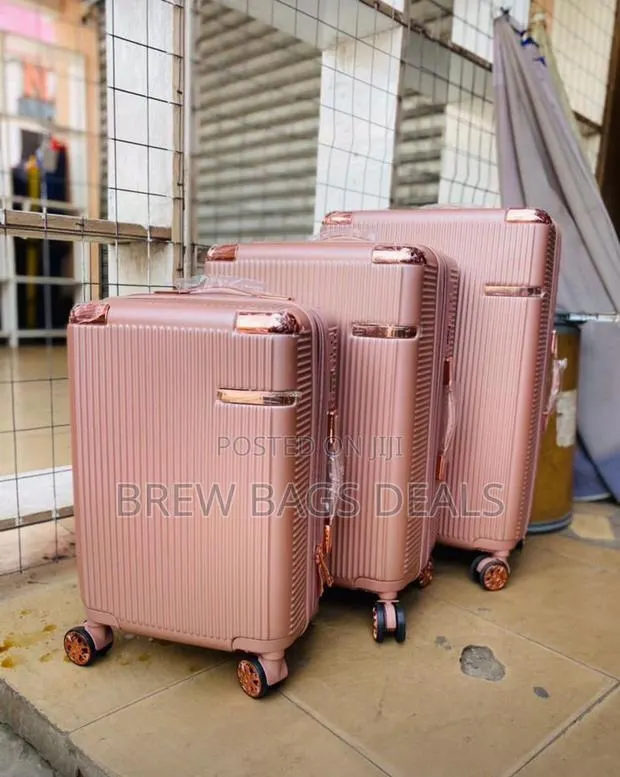 Original Jony Rosegold 3set Double Zip Expansion Traveling · Photo 1