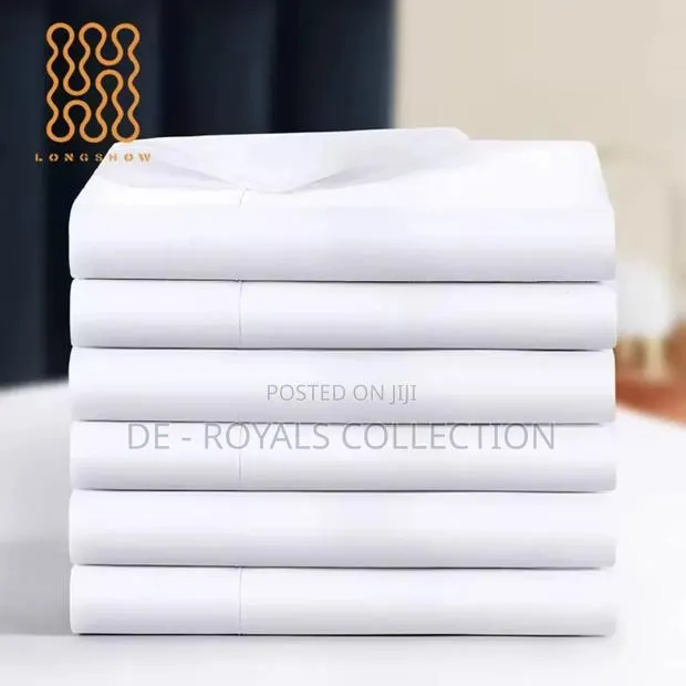 Quality White 6pcs Set Bedsheets