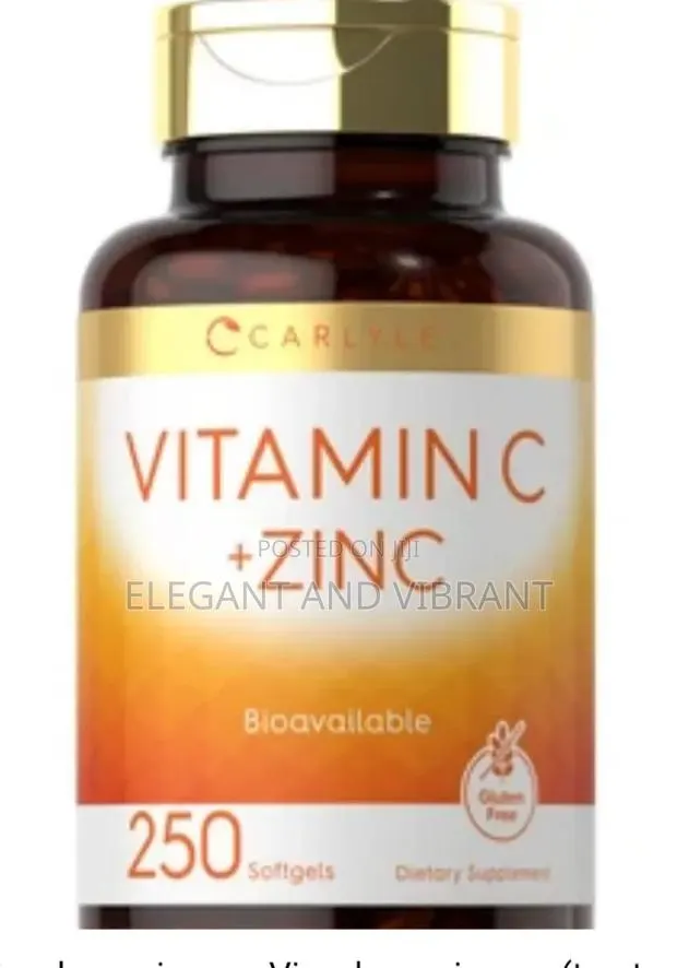Vitamin C With Zinc | 250 Softgels · Photo 1