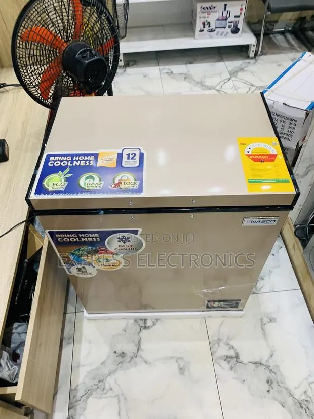 Get a New Nasco 150L 2-Star Chest Freezer Gold Colour [NAS-200FL-G] · Photo 1