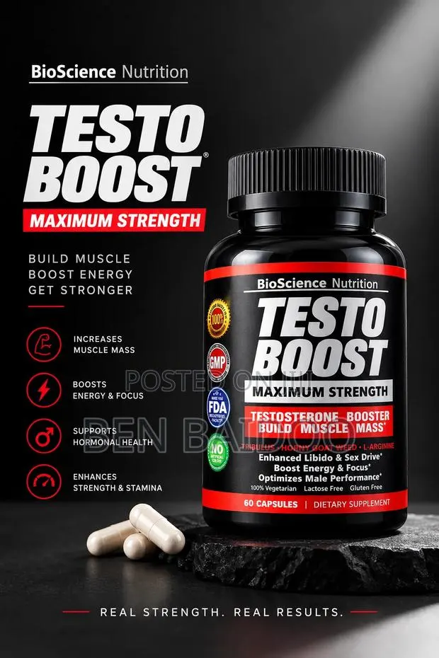 Testoboost Men's Supplement (Get Stronger Everyday ( · Photo 1