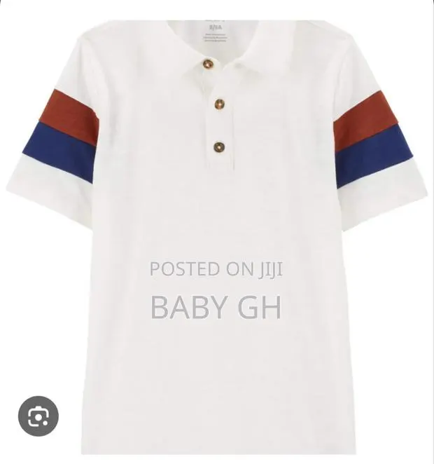 M S White Kids Stripped Shirt · Photo 1