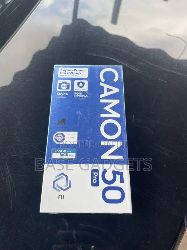New Tecno Camon 50 Pro 256 GB Black · Photo 1