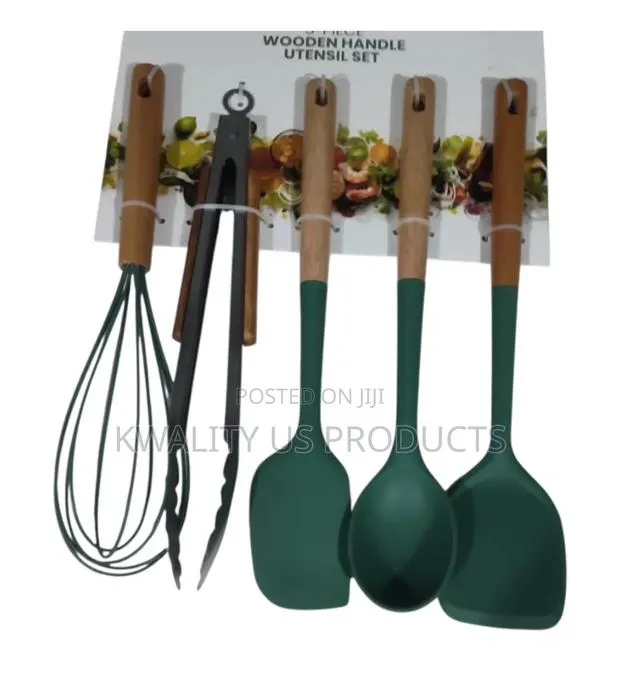 Phantom Chef Wooden Handle Utensil Set - 5 Piece · Photo 1