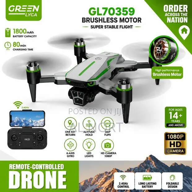 Green Lyca Gl70359 Remote-Controlled Flying Camera Toy · Photo 1