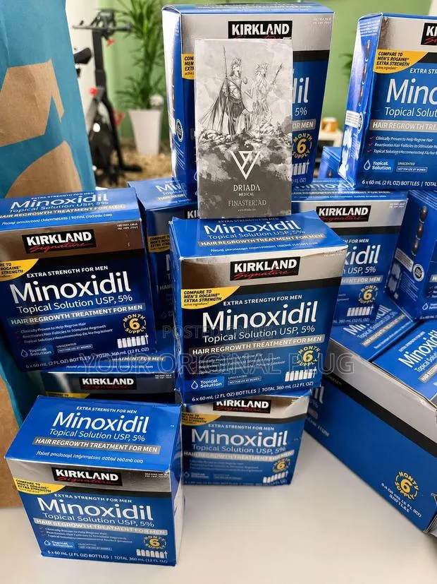 Kirkland Minoxidil 5% for Hair Growth. Original, Super Effective (Box) · Photo 1