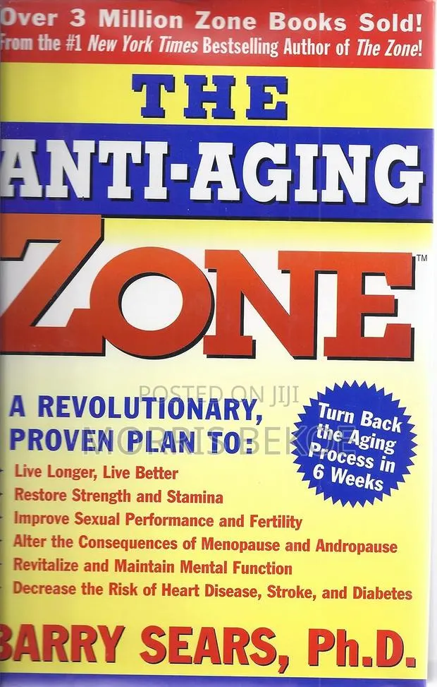 The Anti-Aging Zone - Hardcover by Sears, Barry - VERY GOOD · Photo 1