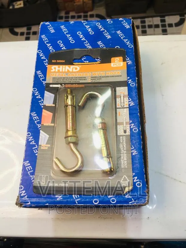 M6x80mm Metal Anchors With Hook ( SD-30964 ) · Photo 1