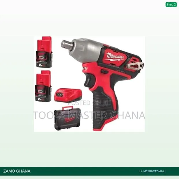 12v Sub Compact Impact Wrench 1/2 Inch 12v 2b 2a 49334 - M12biw12-202c · Photo 1