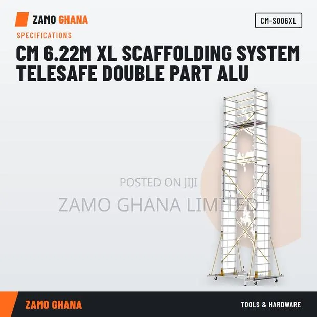 Cm 6.22M Xl Scaffolding System Telesafe Double Part Alu - CM-S006XL · Photo 1