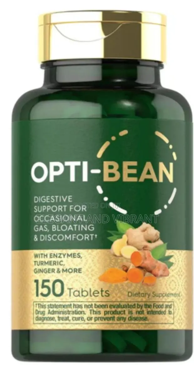 Opti-bean, Digestive Enzymes Support | 150 Tablets · Photo 1