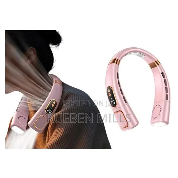 Pink 5 Gears High Quality Super Endurance Fashion Neck Fan. · Photo 1