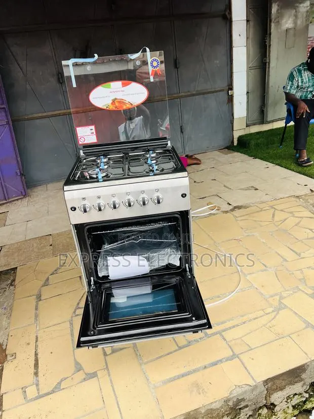 Quality Sleek Gas Cooker Oven 4b 60/60 New Line Sliver Color · Photo 1
