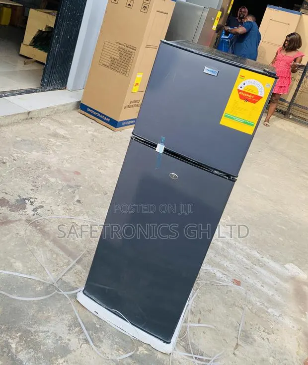 Buy Optimized 2 Doors Nasco 112L Nasd2-13fl Grey Fridge · Photo 1