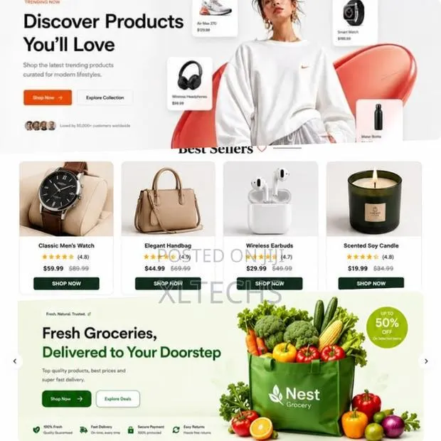 E-Commerce Website Design Online Store Development · Photo 1