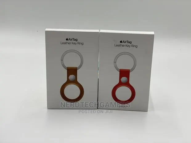 Apple Airtag Leather Key Ring · Photo 1