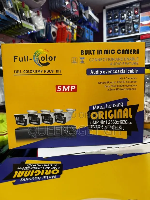 4 Channels CCTV Surveillance Camera Turbo Hd Kit · Photo 1
