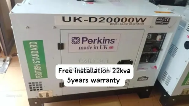 Affordable Perkins 22kva Generator – Available Now With Strong Engine · Photo 1