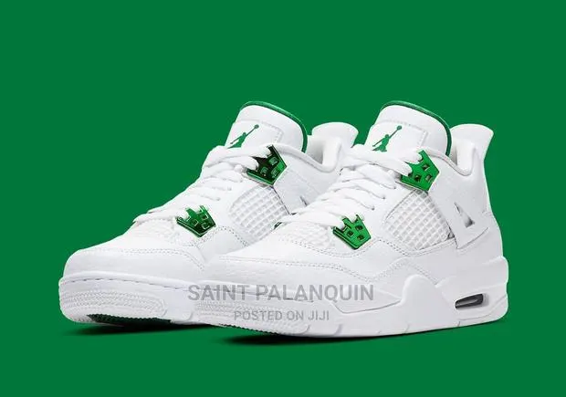 Nike Air Jordan 4 Metallic Green · Photo 1