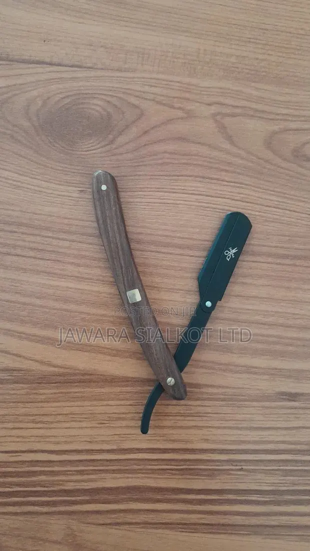 Wooden Handle Shaving Razor Stainless Steel Head · Photo 1
