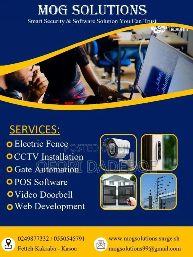 Installation of CCTV Camera, Electric Fence,Gate Motor,Video Intercom · Photo 1
