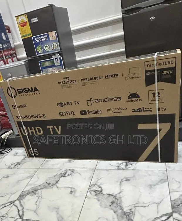 Newly Approved 65 Inch Smart Led Android Frameless Sigma Tv · Photo 1