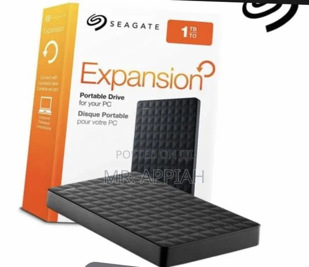 Purchase Quality Seagate External Drive 1TB(Black). · Photo 1