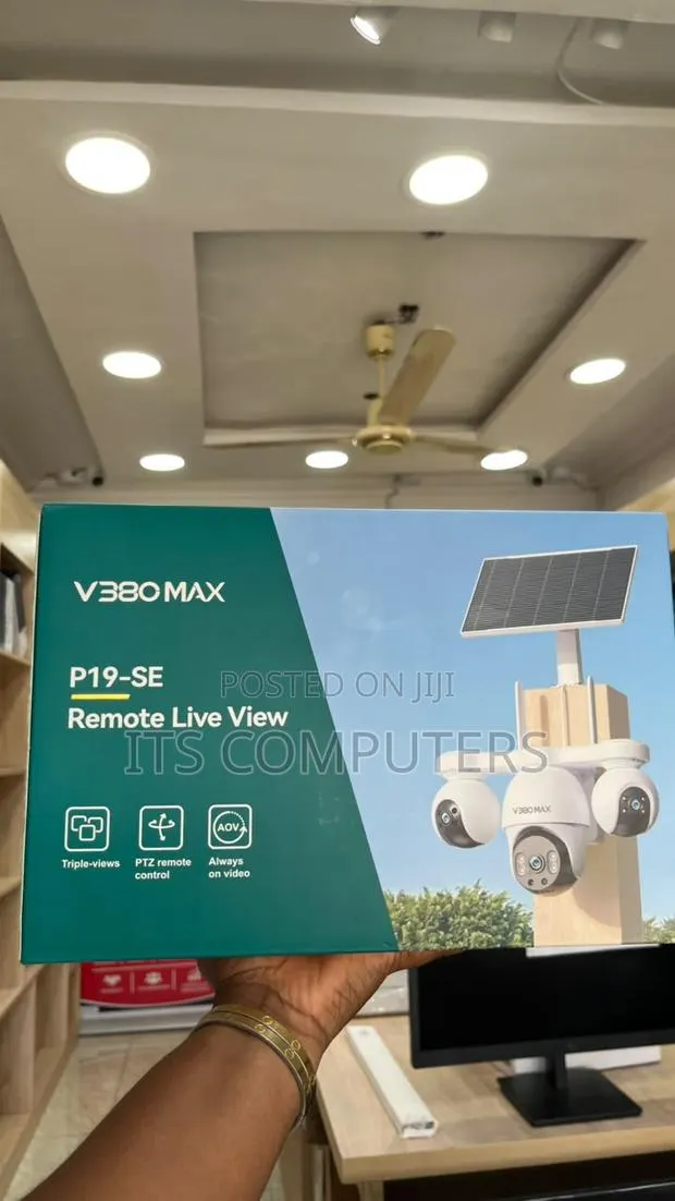 V380 Max P19SE 4G Triple Lens Solar Outdoor Camera · Photo 3