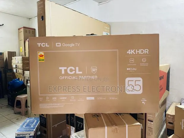 Newly Sealed in Box TCL 55”P6k Uhd Smart Glossy TV · Photo 1