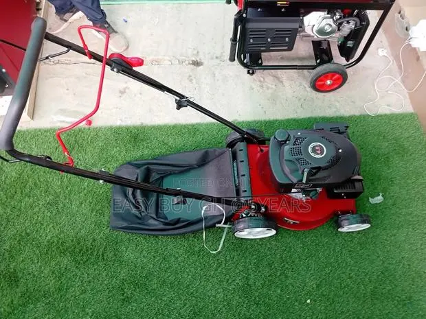 Complete Modern Petrol Lawn Mower With Collector · Photo 1