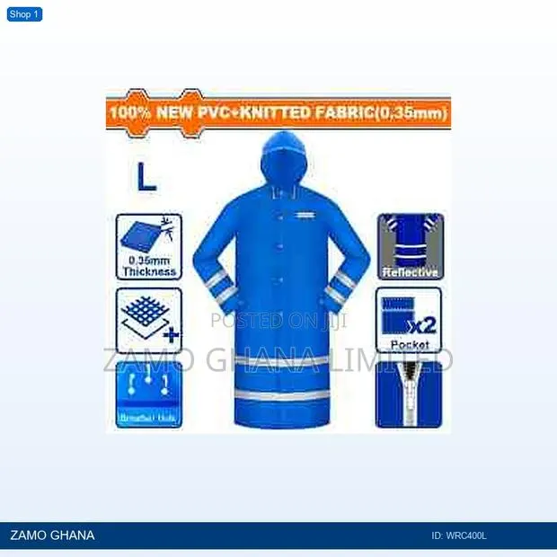 Rain Coat (With Reflective - Wrc400l · Photo 1